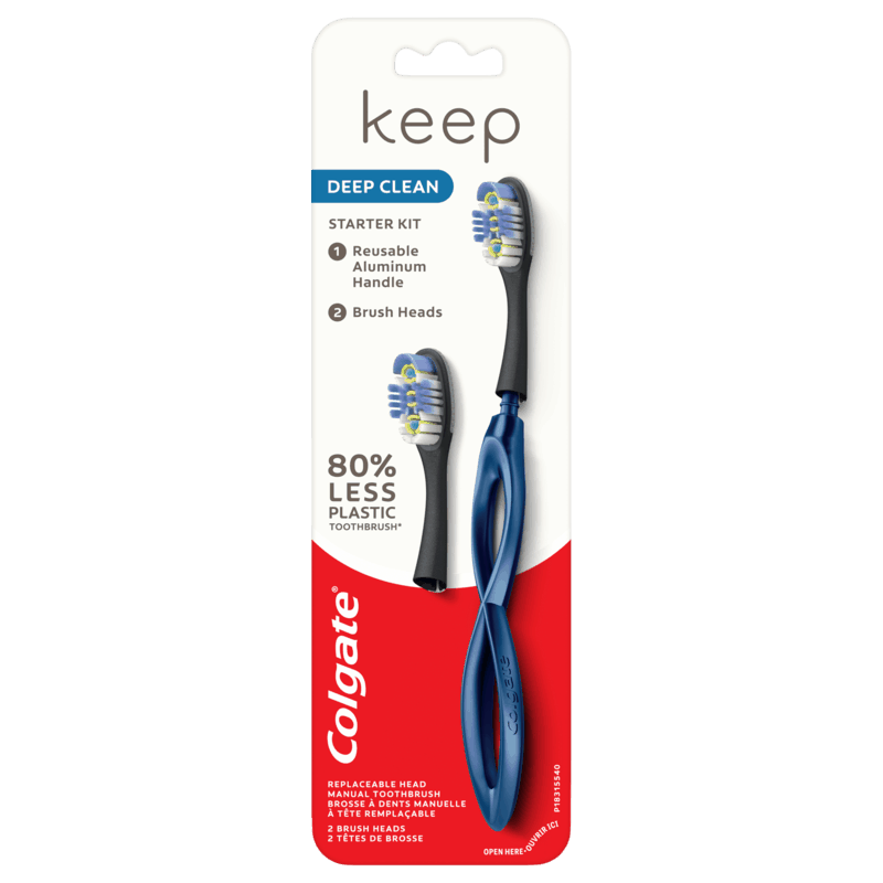 $5.00 for Colgate® Keep Replaceable Head Toothbrush. Offer available at Walmart, Walmart Pickup & Delivery.