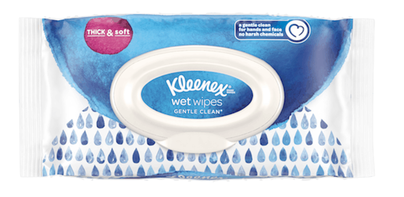 $0.25 for Kleenex&reg; Wet Wipes. Offer available at multiple stores.