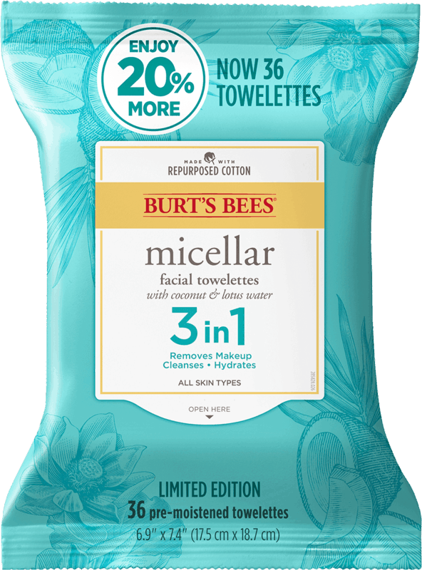 $1.00 for Burt's Bees Towelettes. Offer available at Walmart, Walmart Pickup & Delivery.