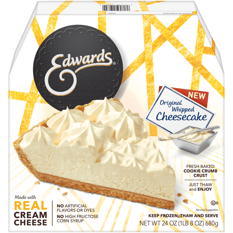 $0.50 for Edwards&reg; Original Whipped Cheesecake. Offer available at multiple stores.