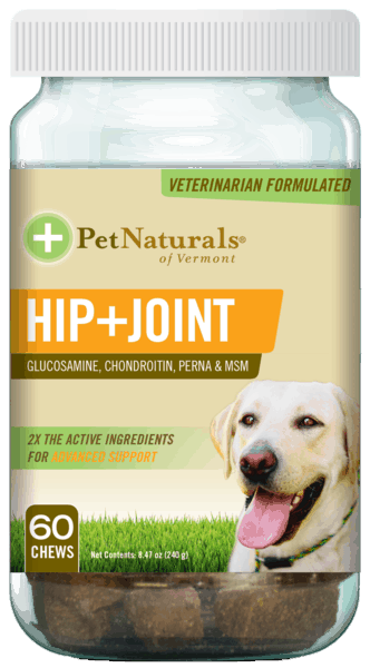 $1.50 for Pet Naturals® Hip + Joint. Offer available at Walmart.