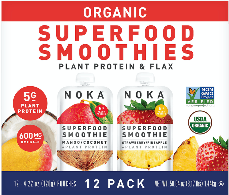 $1.00 for Noka Organic Superfood Smoothie with Plant Protein. Offer available at Costco.