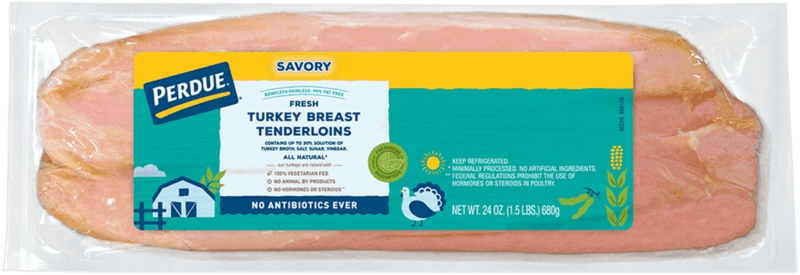 $1.00 for PERDUE® Turkey Tenderloin. Offer available at ShopRite, GIANT (PA,WV,MD,VA), PriceRite.