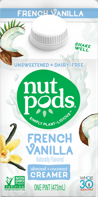 $0.50 for nutpods® Dairy Free Coffee Creamer. Offer available at multiple stores.