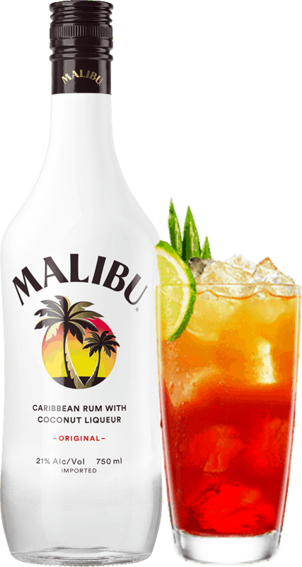 $2.00 for MALIBU®. Offer available at Any Restaurant, Any Bar.