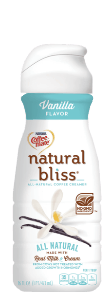 $1.00 for NESTLÉ® COFFEE MATE® natural bliss® coffee creamer. Offer available at Stop & Shop, Martin&#39;s (IN, MI), Giant (DC,DE,VA,MD), GIANT (PA,WV,MD,VA), MARTIN&#39;S.