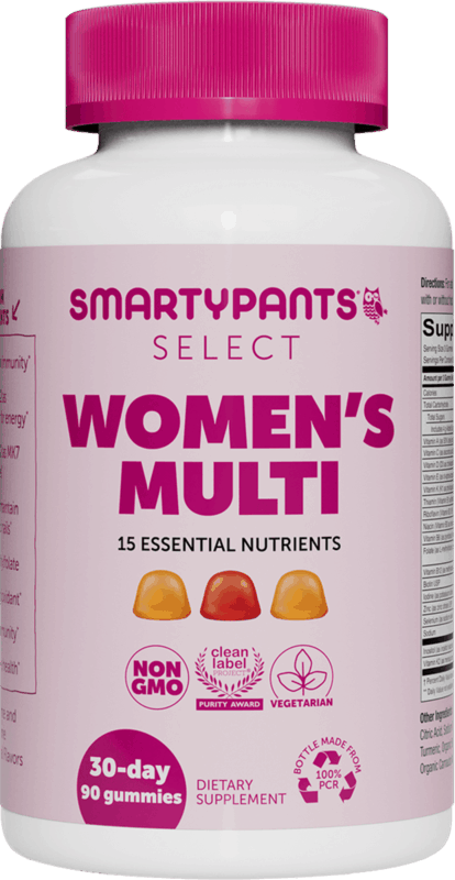 $2.00 for SmartyPants Select Women's Multi. Offer available at Walmart, Walmart Pickup & Delivery.