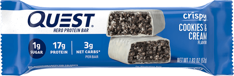 $0.50 for Quest Hero Protein Bar. Offer available at Hy-Vee, Wegmans, The Vitamin Shoppe.