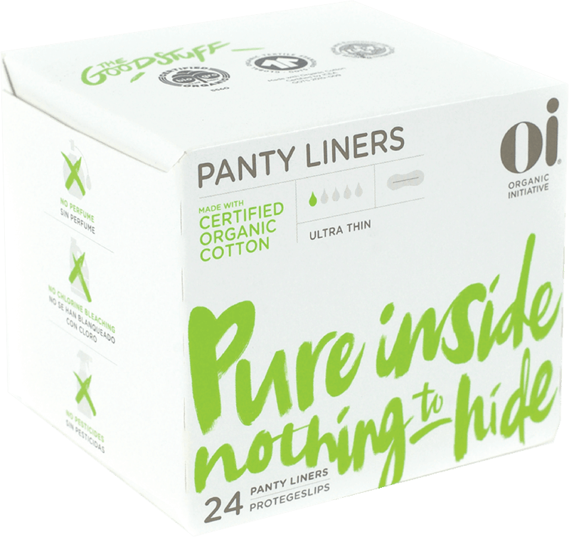 $1.50 for Organic Initiative® Ultra Thin Panty Liner. Offer available at multiple stores.