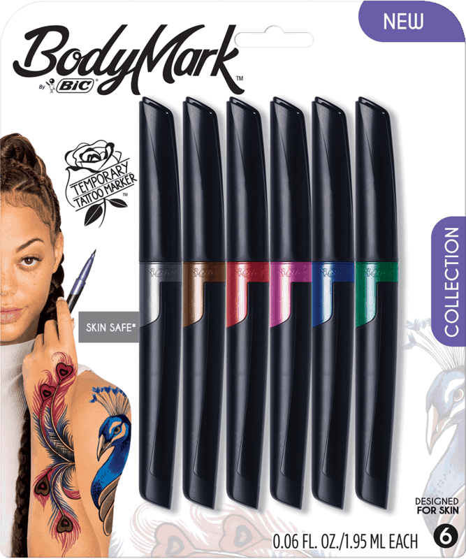 $5.00 for BodyMark™ by BIC® Temporary Tattoo Marker™. Offer available at Walmart.