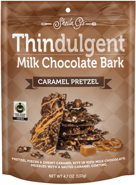 $1.00 for Thindulgent™ Milk Chocolate Bark Caramel Pretzel. Offer available at multiple stores.