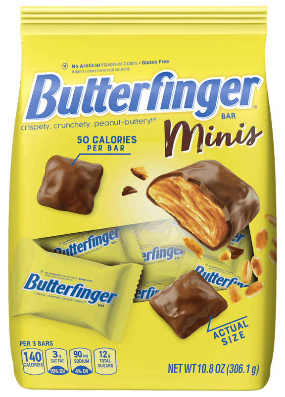 $1.50 for Butterfinger Minis. Offer available at multiple stores.