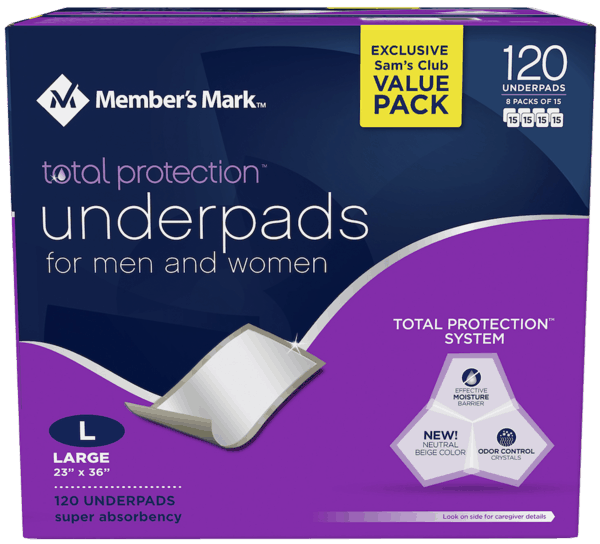 $4.00 for Member's Mark™ Adult Underpads. Offer available at Sam&#39;s Club.