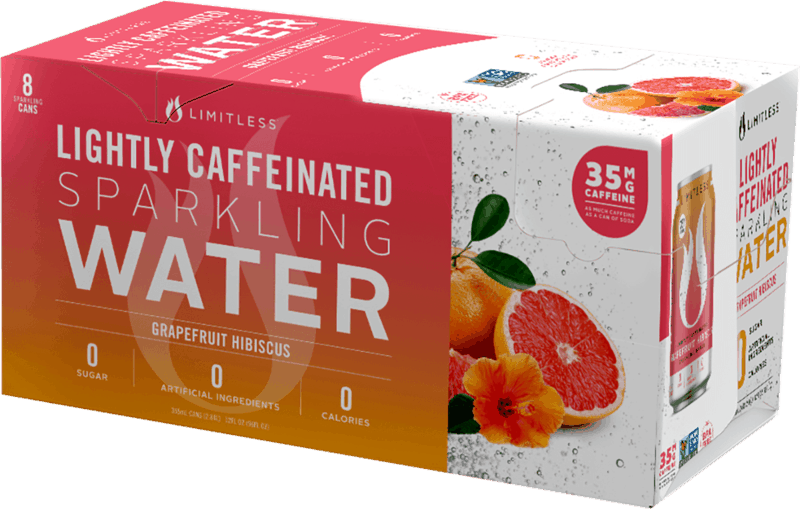 $1.50 for LIMITLESS® Lightly Caffeinated Sparkling Water Multipack. Offer available at multiple stores.