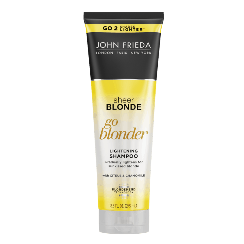 $1.00 for John Frieda Sheer Blonde Lightening Shampoo or Conditioner. Offer available at multiple stores.