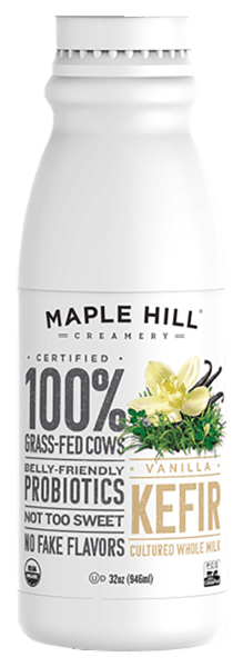 $2.00 for Maple Hill&reg; 100% Grass-Fed Organic Kefir. Offer available at multiple stores.