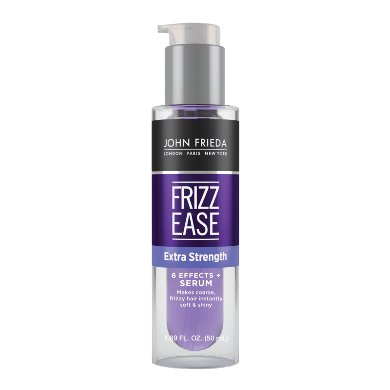 $0.75 for John Frieda® Frizz Ease® Extra Strength 6 Effects® + Serum. Offer available at Walmart.