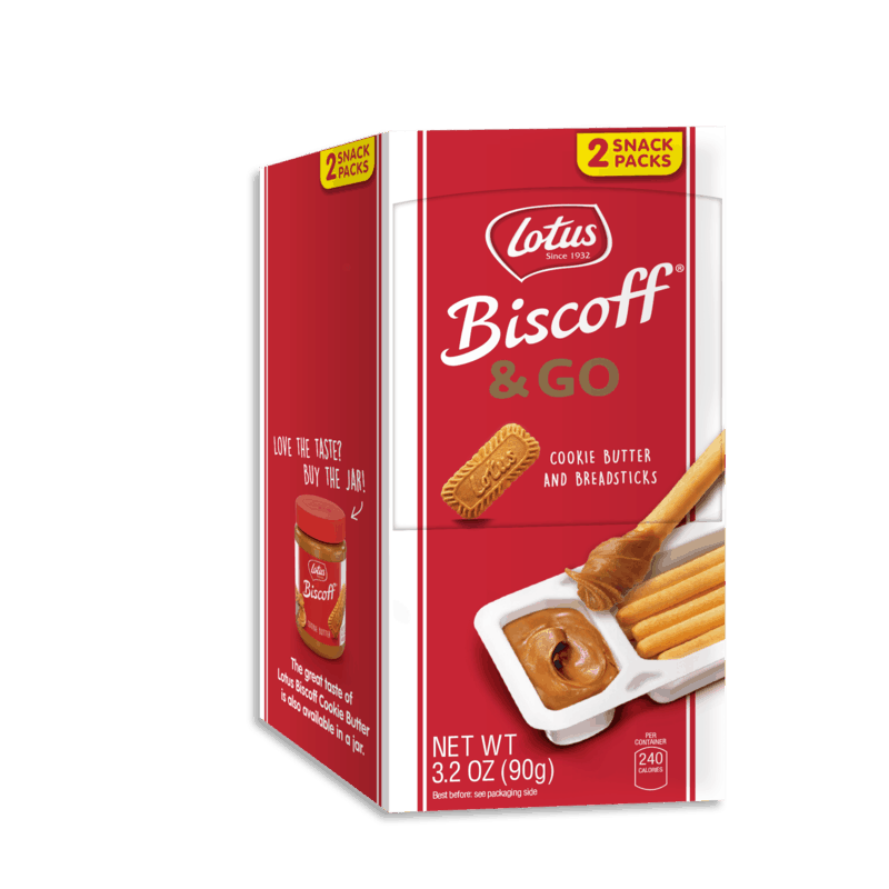 $1.00 for Lotus Biscoff & GO 2-Pack. Offer available at Walmart.