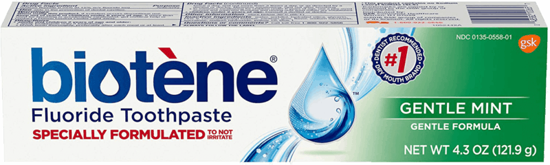 $2.00 for Biotène® Gentle Mint Toothpaste. Offer available at multiple stores.