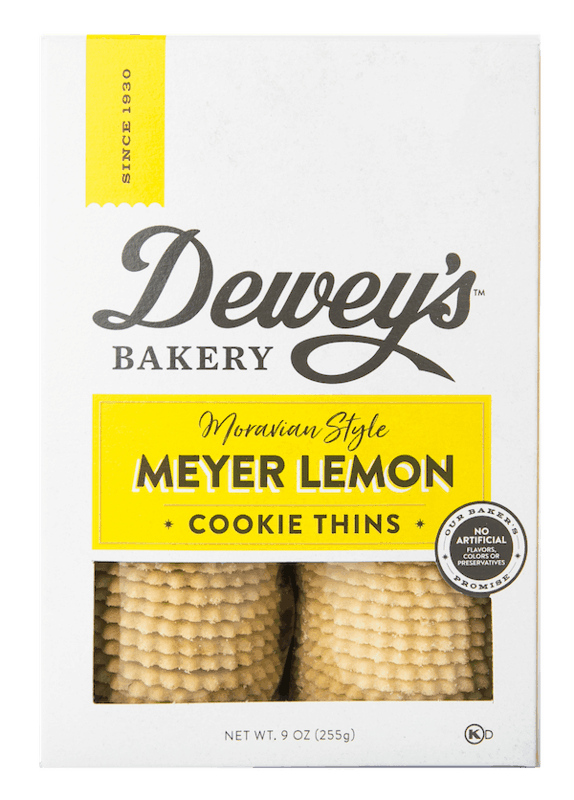 $1.00 for Dewey's Bakery Cookie Thins. Offer available at Meijer, ShopRite, Giant (DC,DE,VA,MD), Jewel-Osco.