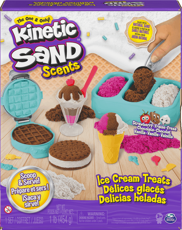 $3.00 for Kinetic Sand Scented Ice Cream Playset. Offer available at Target, Walmart, Walmart Pickup & Delivery, Target Online.