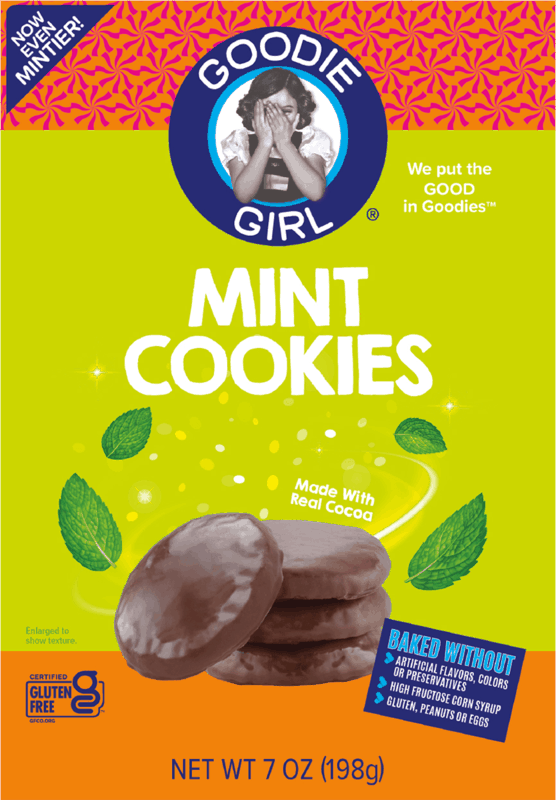 $0.75 for Goodie Girl Mint Cookies. Offer available at Walmart, Walmart Pickup & Delivery.