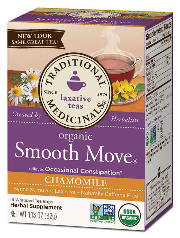 $1.00 for Traditional Medicinals Smooth Move® Tea. Offer available at Target, Walmart, Whole Foods Market®, Sprouts Farmers Market.