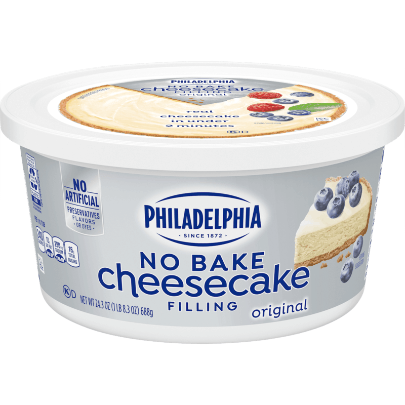 $1.00 for PHILADELPHIA No Bake Cheesecake Filling. Offer available at multiple stores.