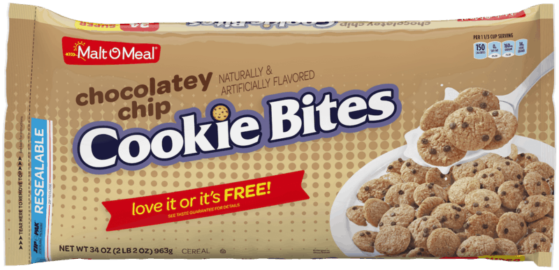 $1.00 for Malt-O-Meal® Chocolatey Chip Cookie Bites™. Offer available ...