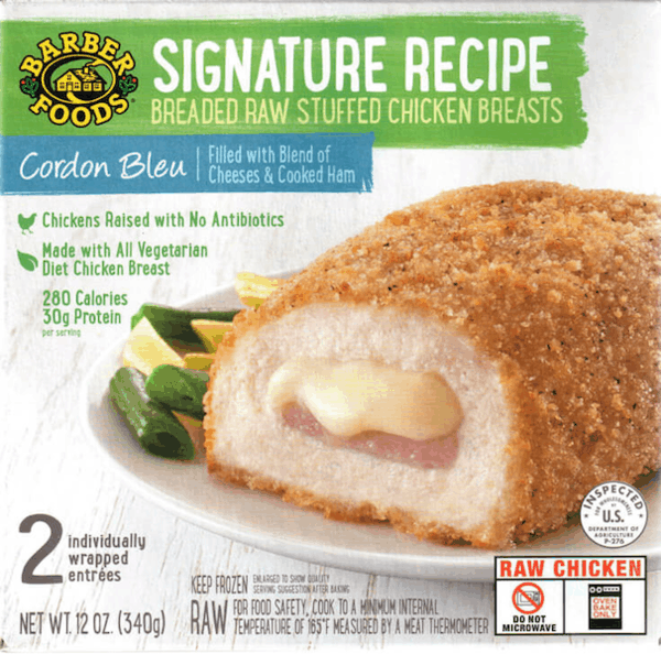 $2.00 for Barber Foods® Signature Recipe Stuffed Chicken Breast. Offer available at Whole Foods Market®.