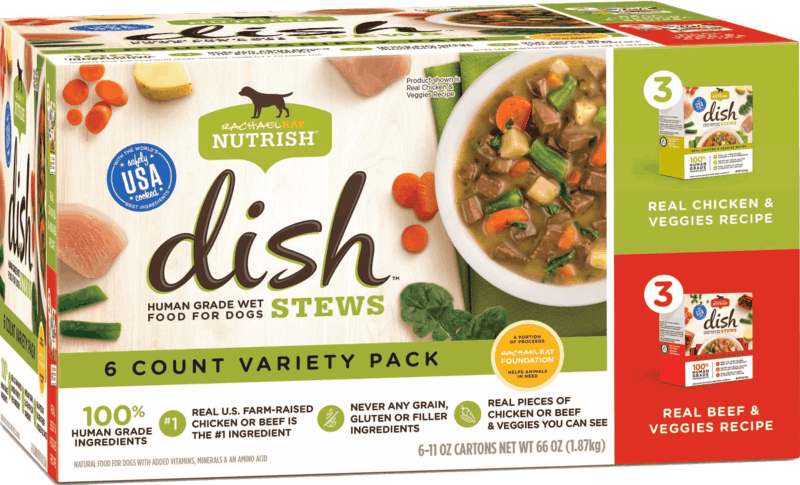 $1.50 for Rachael Ray™ Nutrish® Wet Dog Food. Offer available at multiple stores.