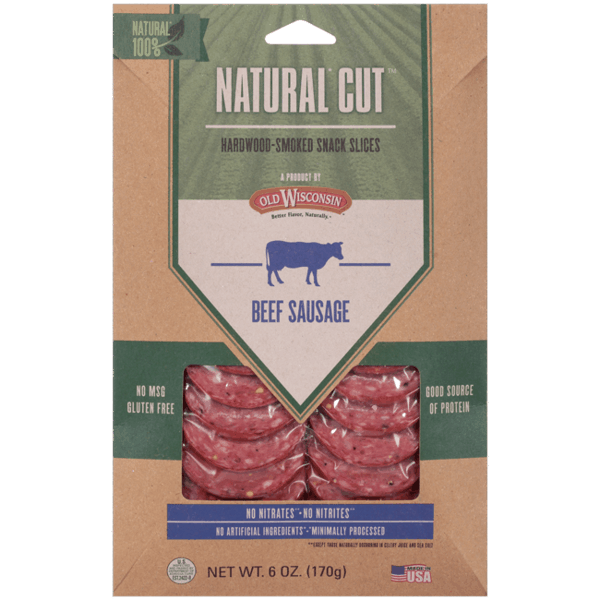 $1.50 for Natural Cut™ by Old Wisconsin®. Offer available at Harris Teeter, Schnucks.