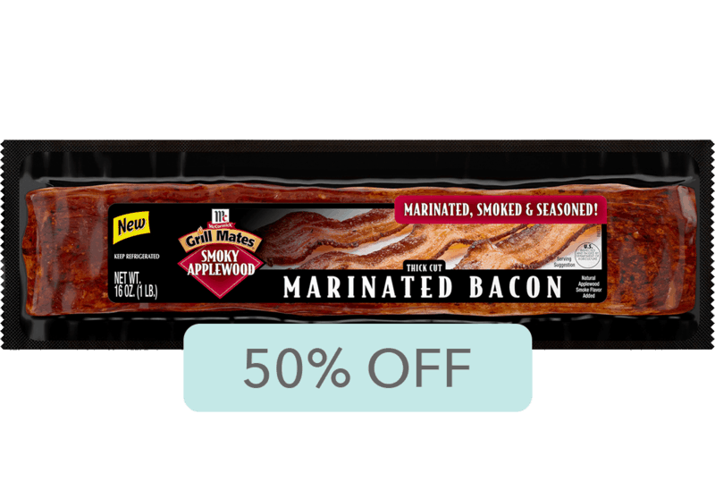 $3.50 for McCormick Bacon. Offer available at multiple stores.