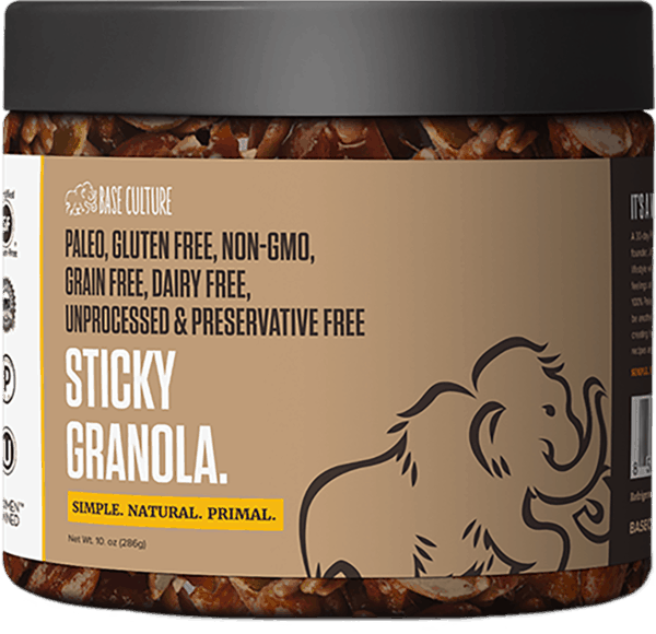 $1.50 for Base Culture Sticky Granola. Offer available at Walmart.