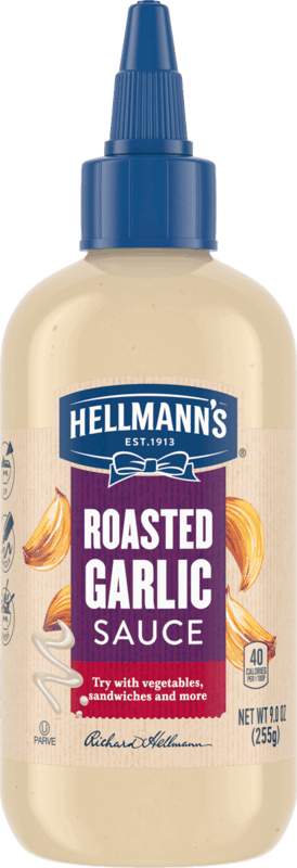 $1.00 for Hellmann's Roasted Garlic Sauce. Offer available at Walmart, Walmart Pickup & Delivery.