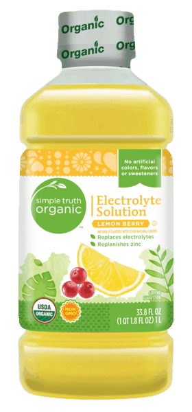 $0.75 for Simple Truth™ Organic Oral Electrolyte Solutions. Offer available at Kroger.