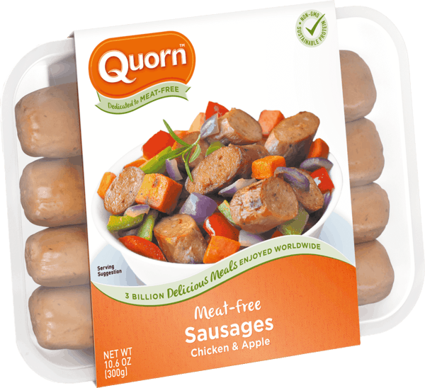 $3.00 for Quorn™ Meatless Chicken & Apple Sausages. Offer available at multiple stores.