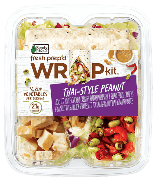 $1.00 for Ready Pac Foods® Fresh Prep'd™ Wrap Kit™. Offer available at Safeway, ShopRite, Wegmans, Albertsons, PriceRite.